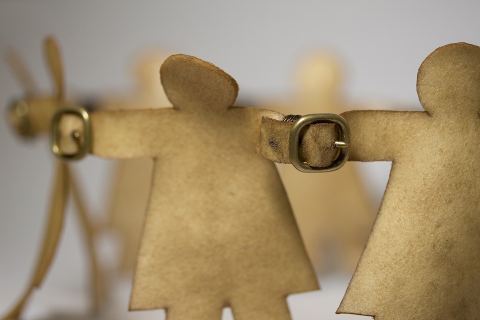 Dale Harding, White Collared (detail), (mixed media, 2015). Courtesy of the artist and Milani Gallery, Brisbane.