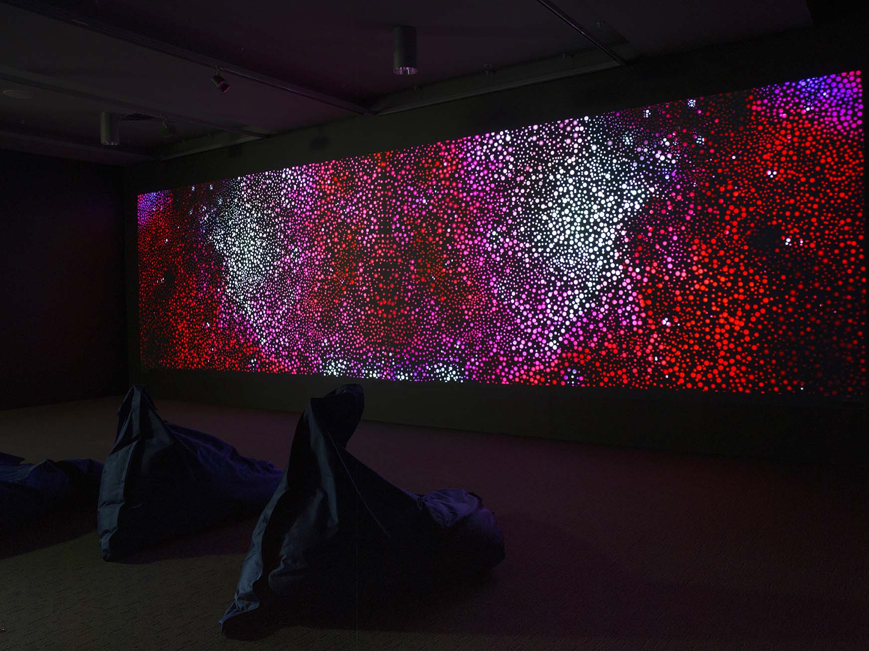 History is made at night, 2013 two-channel HD video, TIME, silent, dimensions variable. Courtesy of the artist, STATION Gallery, and Roslyn Oxley9 Gallery