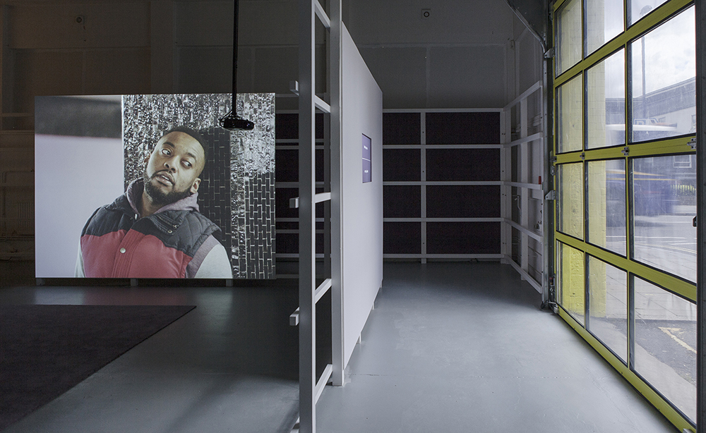 Wendelien van Oldenborgh, From Left To Night, 2015 Installation at The Showroom, London 2015. Photography Daniel Brooke Courtesy Wilfried Lentz Rotterdam and the artist.