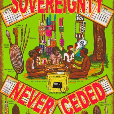 'Sovereignty Never Ceded' Fabric Print / Wall Hanging