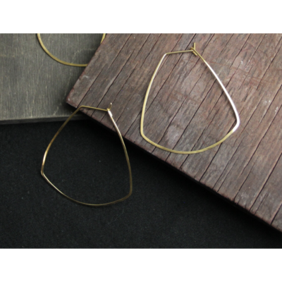 Large Triangle Earrings by Lilly Buttrose