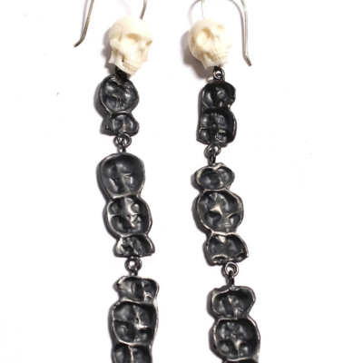 Totem Skull Earrings by Teresa Lee