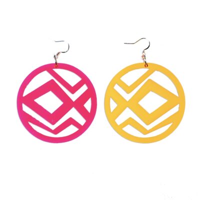 Ika Perspex Earrings Consciousmic