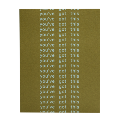 You've got this Card - Short Talk