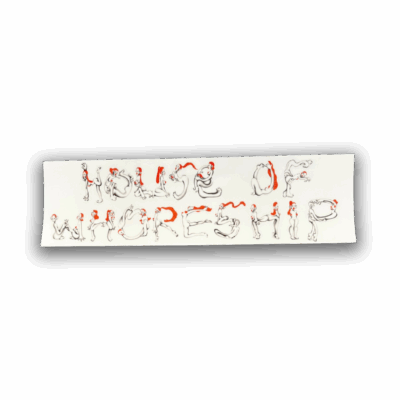 House of Whoreship - XL White Bumper Sticker