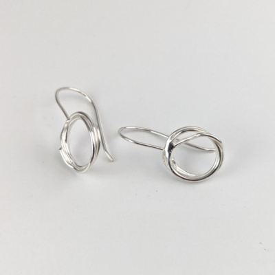 Georgina Dunn Jewellery - Large scribble drop earrings