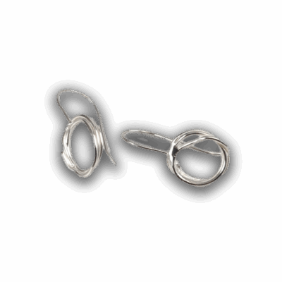 Georgina Dunn Jewellery - Large scribble drop earrings