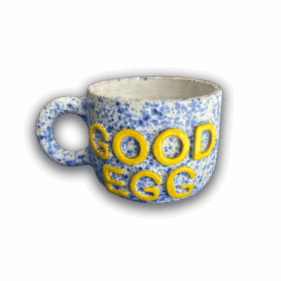 Good Egg Mug by Handy Andie Ceramics