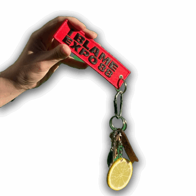 I Blame Expo 88 Embroidered Keychain by Forge Forward