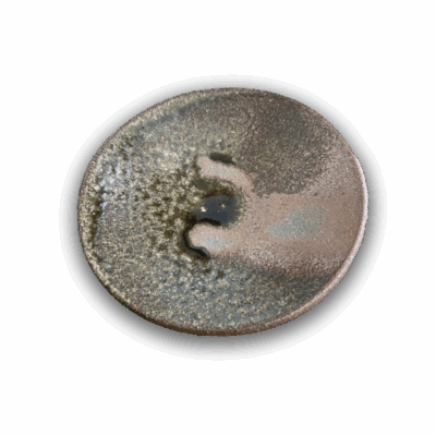 Entree Plate #3 in Wood Ash Glaze by Sinclair Bijkar
