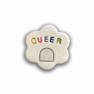 Queer Magnet (small) by Handy Andie Ceramics