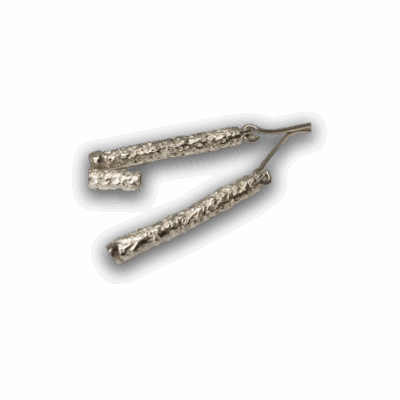 Textured Column earrings by Belle Kent Jewellery