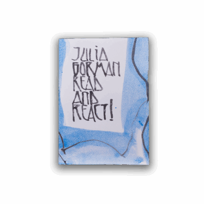 Julia Gorman: Read and React!