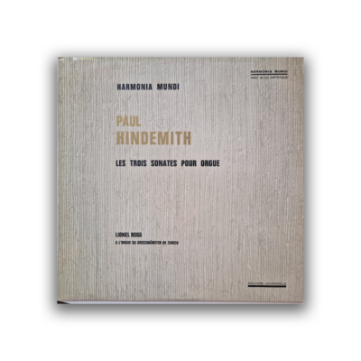 Paul Hindemith, Lionel Rogg - Les Trois Sonates Pour Orgue