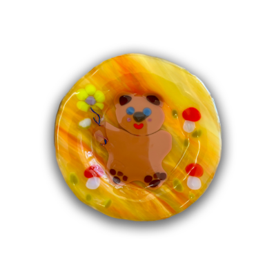 Lawn Bowls small plate (orange)