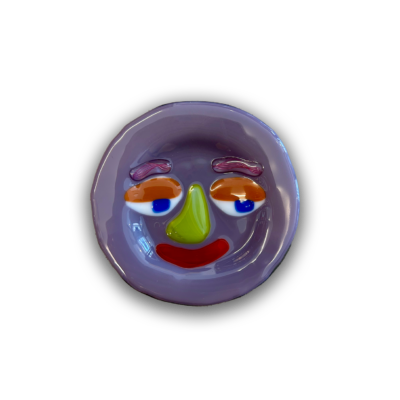 Lawn Bowls small plate (purple)