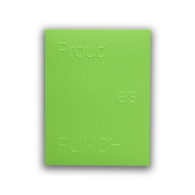 Proud as PUNCH Greeting Card