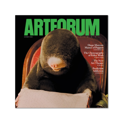 Artforum October 2026