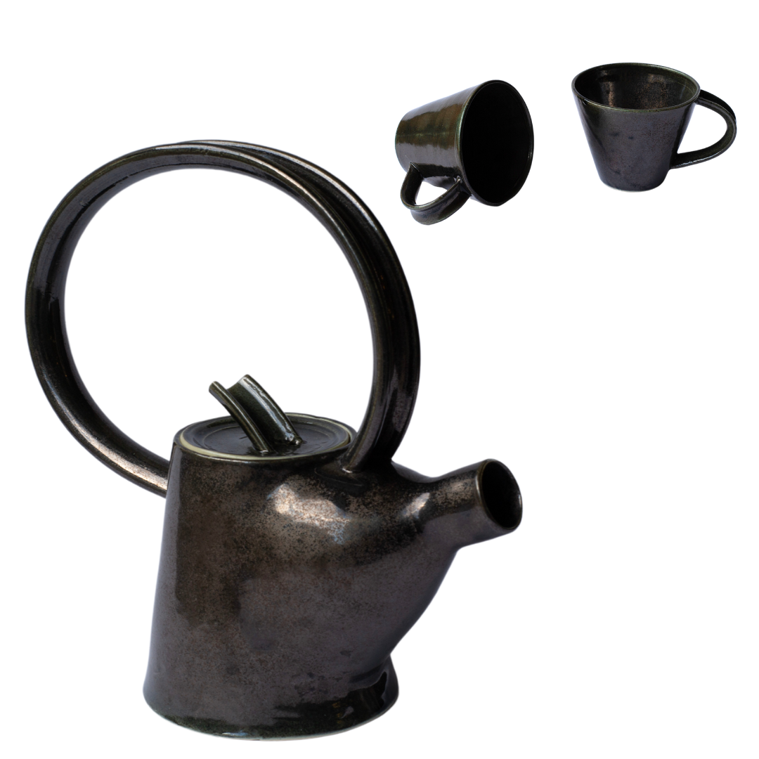 Tyza Hart Loop 2024 (black glaze) Institute of Modern Art