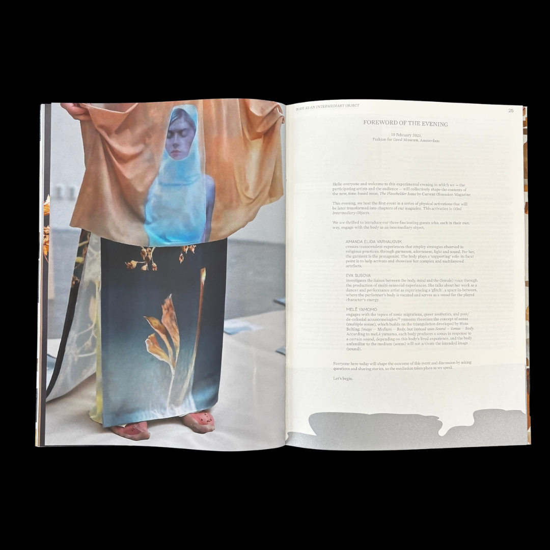 Current Obsession Current Obsession – Issue 8 – Chapter I – Body as an Intermediary ...