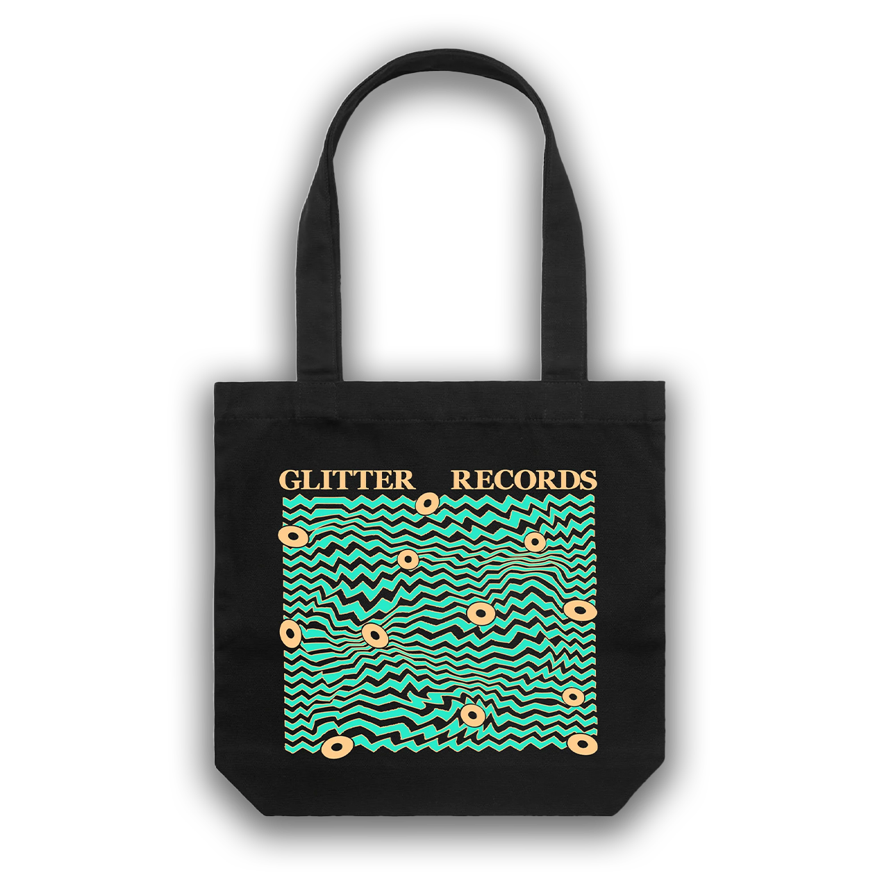 Glitter Records X No.7 Print House 2026 Record Store Tote Bag Electric ...
